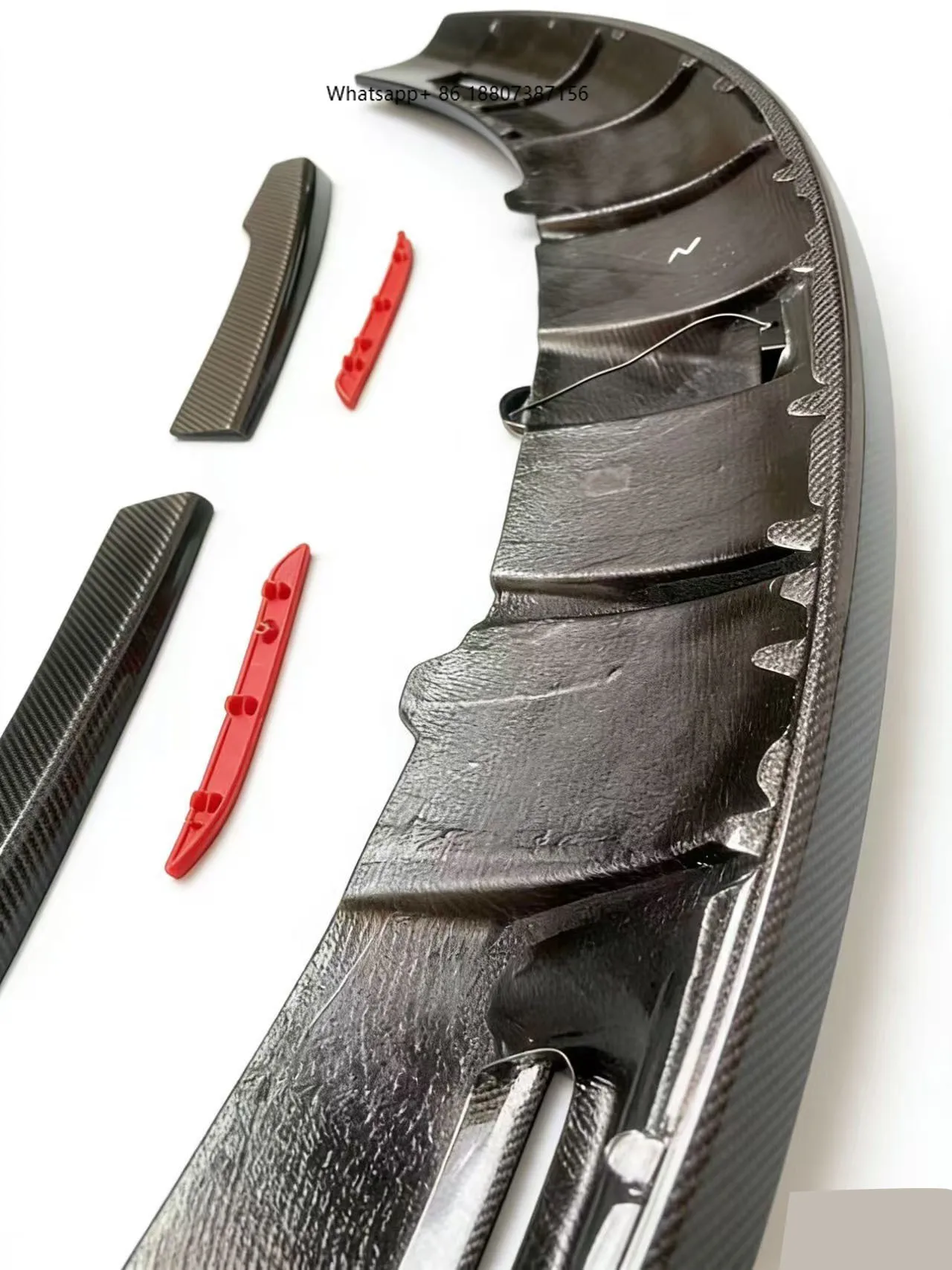 

For MercedesBenz CLA45 CLA220 CLA250 CLA260 W117 C117 Carbon Fiber Body Kit Rear Diffuser Bumper Lip Spoiler