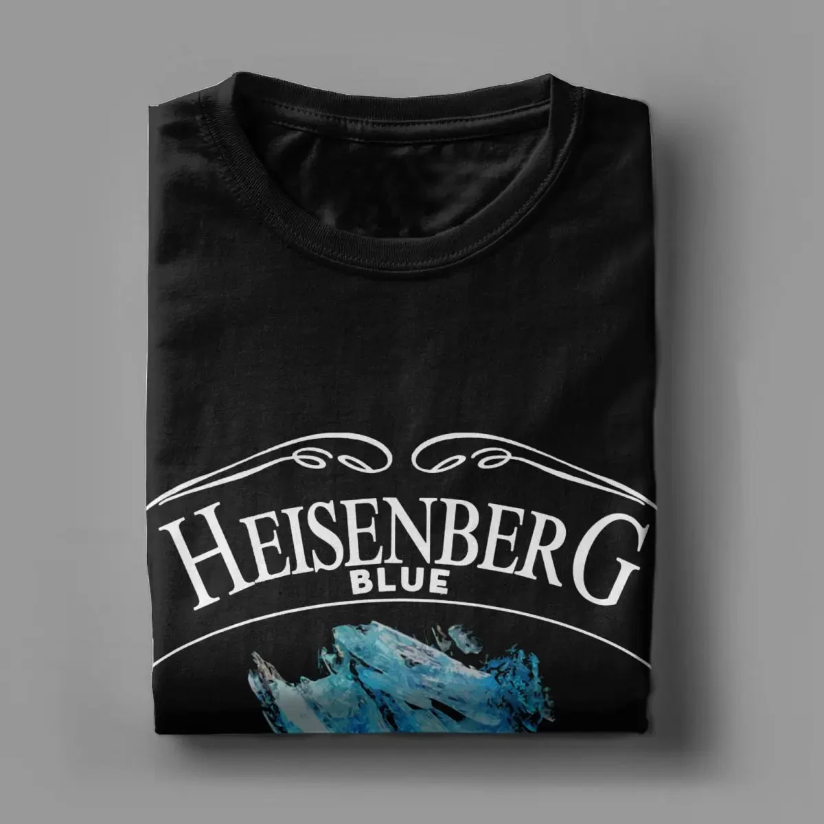 Heisenberg Blue 99.1% Pure Breaking Bad T Shirt for Men Cotton Creative T-Shirt Round Neck Tees Short Sleeve Clothes Printing