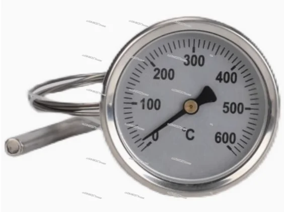 

Stainless Steel Shell Thermometer 0-500 Degrees 0-600 Degrees Oven Temperature Dial 1 Meter Wire