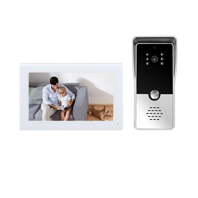 Cheapest Price Wifi Intercom System White Light Led Compensation Intercom Phone Set 4 Wire Intercom Communication System
