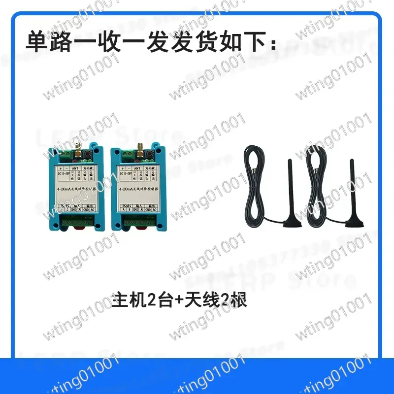 for Industrial Automation Long Range Telemetry Pair Kit for PLC DCS SCADA Systems Bidirectional Data Link 4 to 20 mA Loop