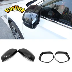 For Honda HRV HR-V Vezel 2014-2018 ABS Carbon/Chrome Car Side Rearview Mirror Cover Decorative Protective Cover Trim Accessories