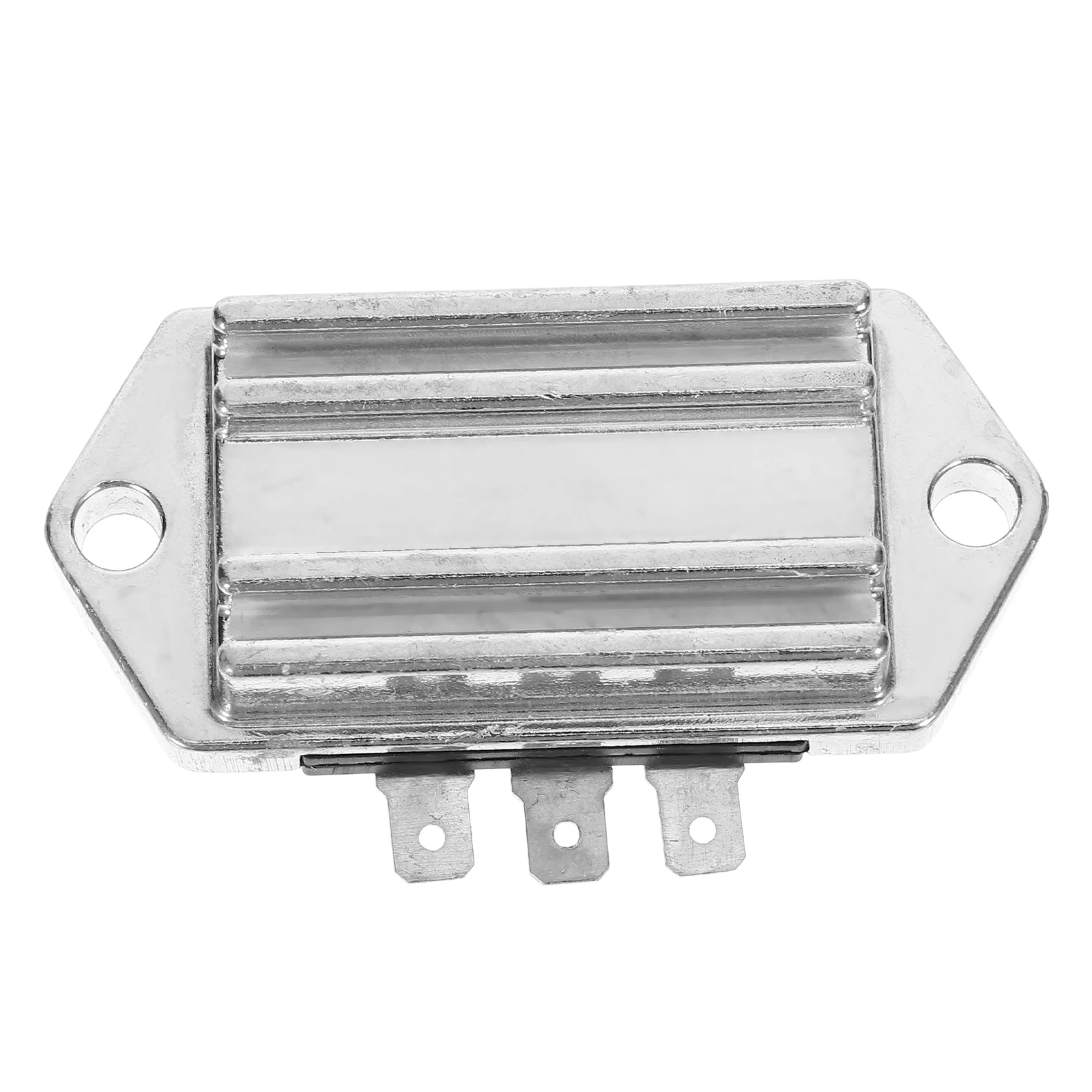 

Motorcycle Voltage Regulator Rectifier Stabilizer Efficient Silver Aluminum Part Electrical Anti Over Voltage