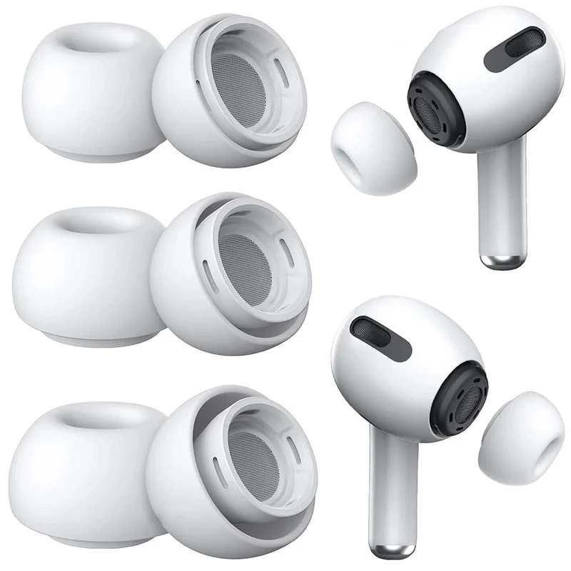 Embouts de remplacement pour AirPods Pro 1ère et 2ème génération, embouts en silicone liquide souple, embouts sécurisés antidérapants pour AirPods Pro 1 2