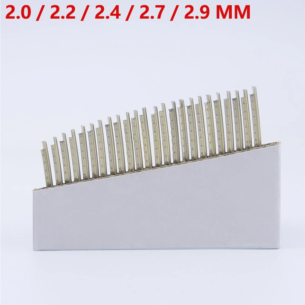 1 Set (24 Pieces) Nickel-copper Alloy Fret Wire For Guitar Bass 2.0MM / 2.2MM / 2.4MM / 2.7MM / 2.9MM