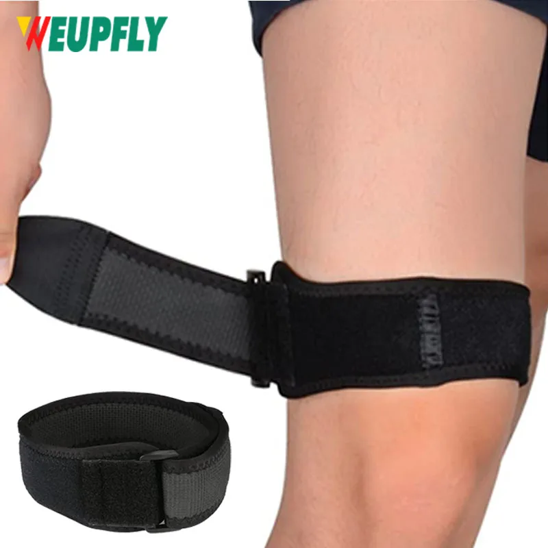 1Pcs IT Band Strap-Pain Relief- Iliotibial Band Syndrome Support& ITBs Knee Brace for Running Cycling Hiking Sports- Adjustable