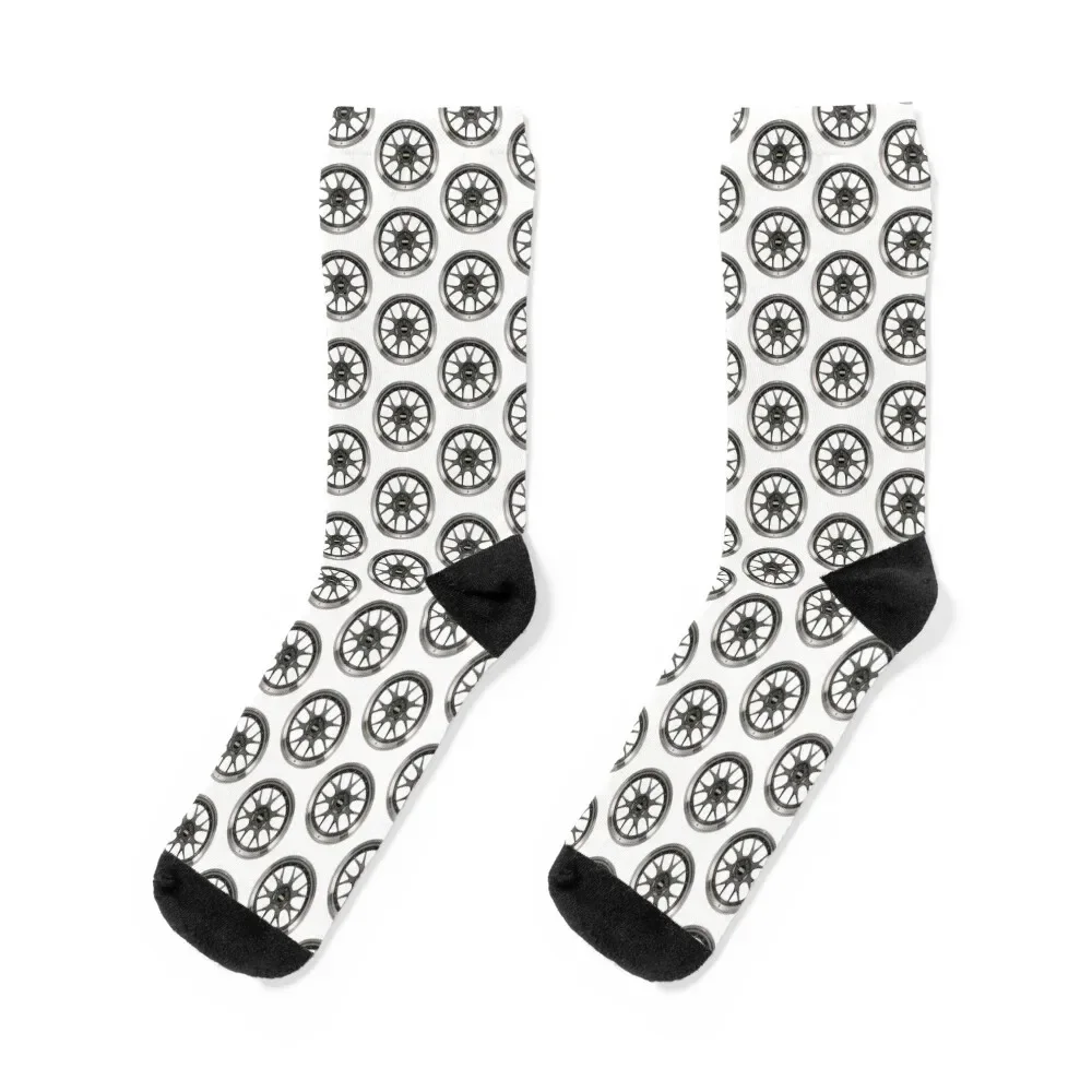 

BBS Rims Socks funny sock tennis cool snow Socks For Women Men's