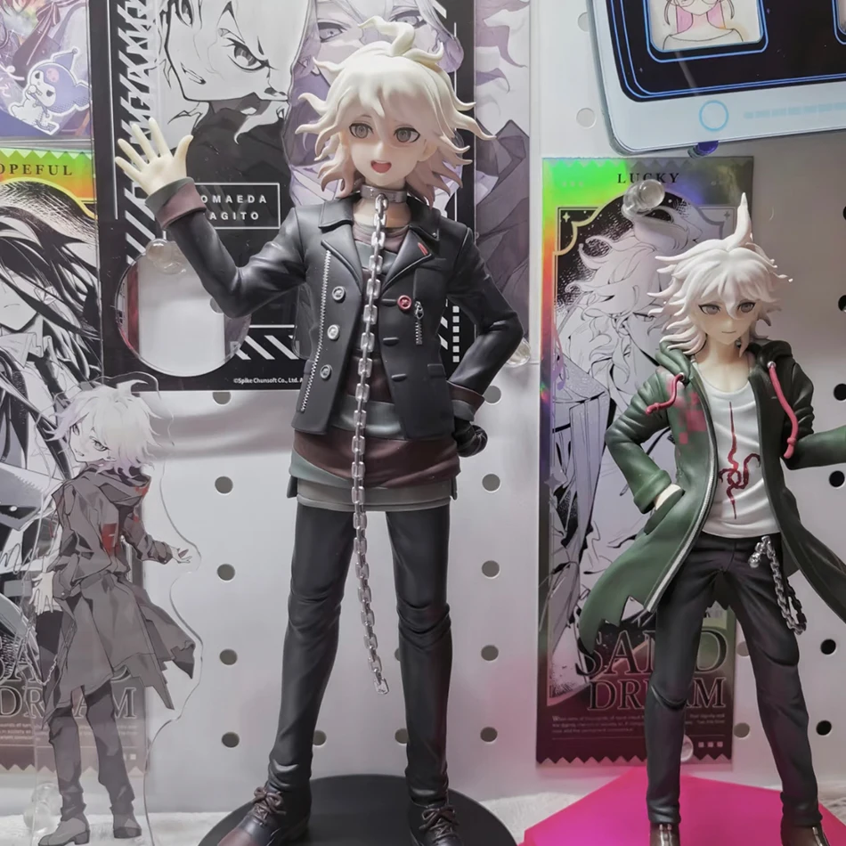 Anime Danganronpa Nagito Komaeda Spiel-Actionfigur Lucky Boy PVC-Modell Sammlerstück Schreibtisch-Accessoires Ornamente Spielzeug