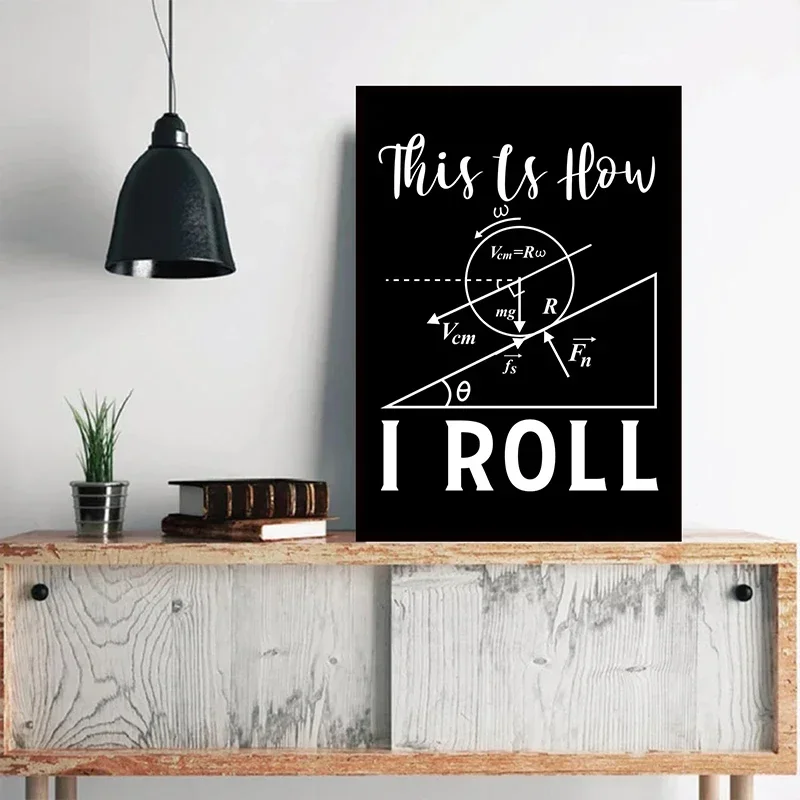 Physics Physicist Nerd Art Poster Thermodynamics Print Canvas Painting Wall Nordic Picture Club For Science Lab Decor Gifts