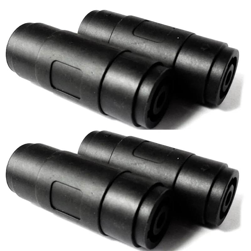 Y43A-4Pin Speaker/Amp Speakon Konektor Kabel Coupler Lurus Jack Steker Betina Ke Betina (8 Pak)