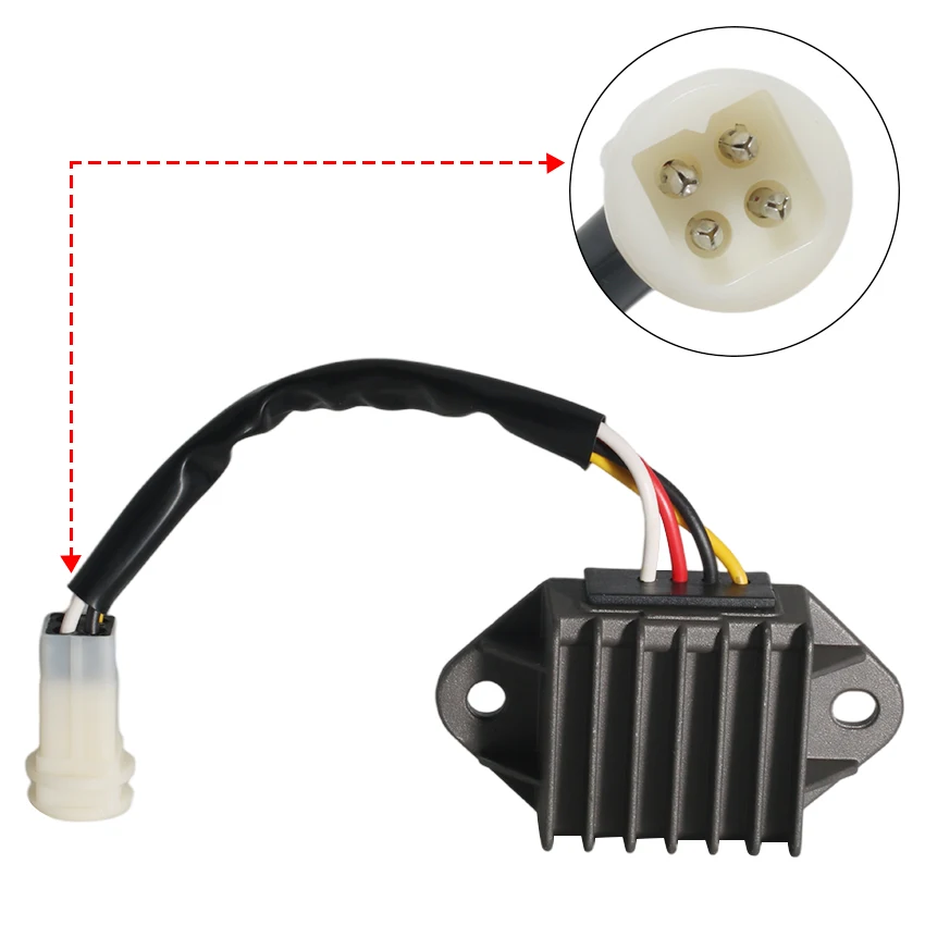 Voltage Regulator Rectifier For Yamaha YFM200 YFM200DX YTM200E YTM225D Tri-Moto Moto-4 200 225 1983-1986 Motorcycle 29U-81960-90