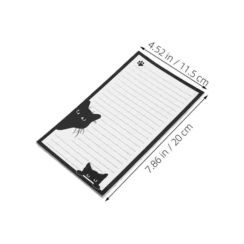 2 Pcs Message Board Blank Lined Magnetic Attraction Classroom Supplies Cute Office Paper Desk Accessories