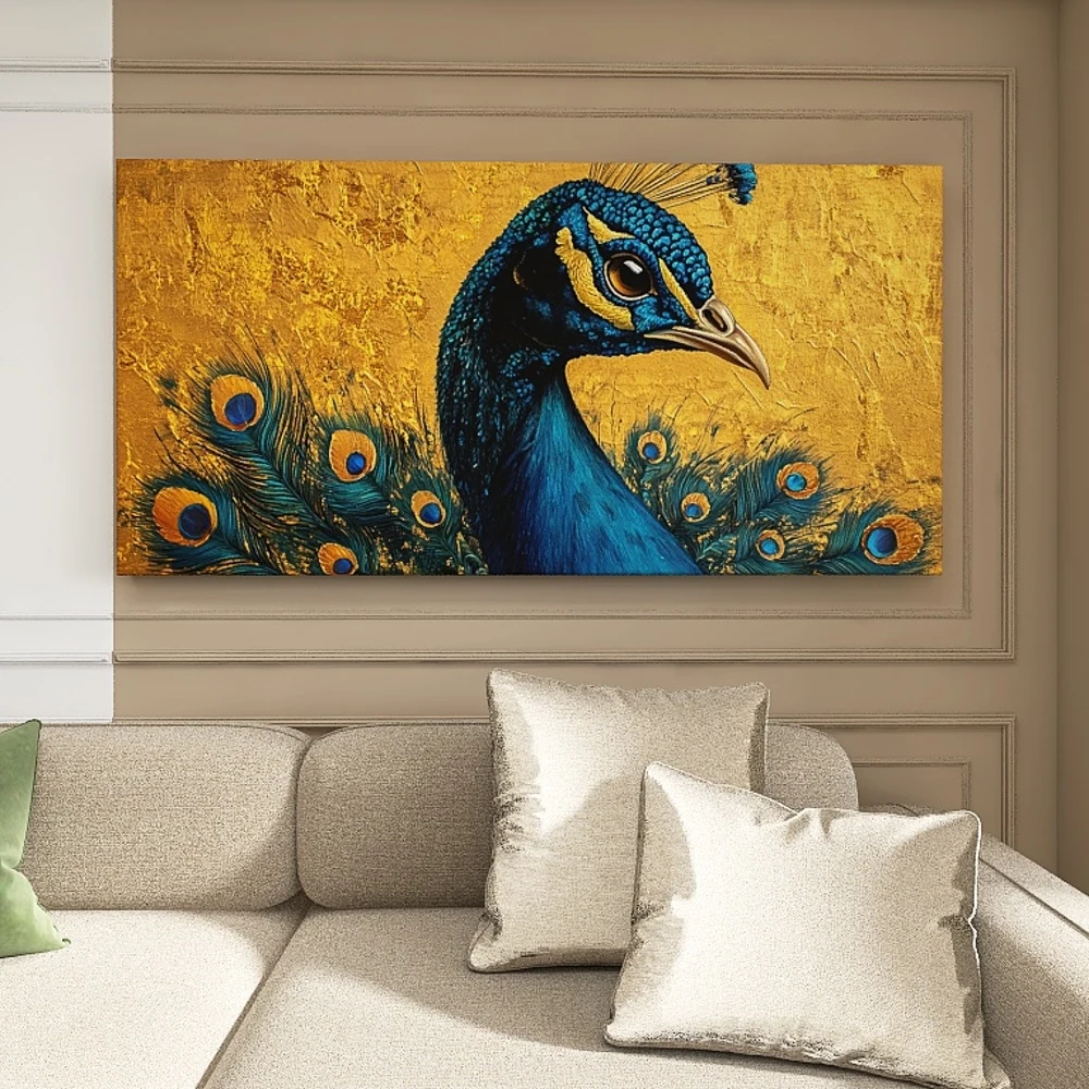 

1.5-Inch Thick Pine Solid Wood Frame, Canvas Wall Art, Birthday Gift Art Wall Painting, Bedroom, Office, Living Room