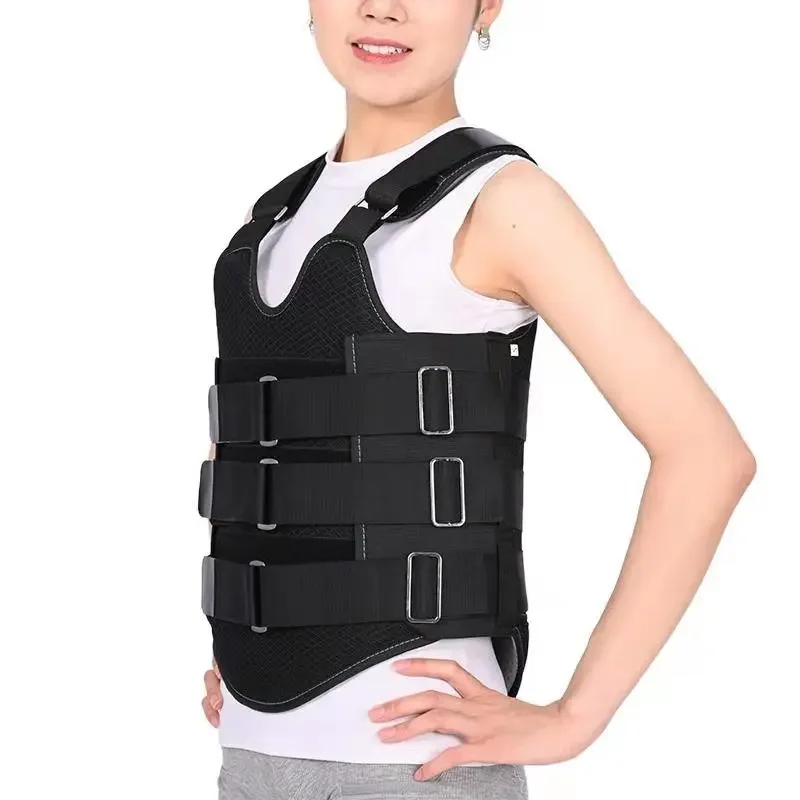 Inflatable Thoracolumbar Fixed Spinal Adjustable Back Brace for Kyphosis Mild Scoliosis Post Surgery Support Hunchback