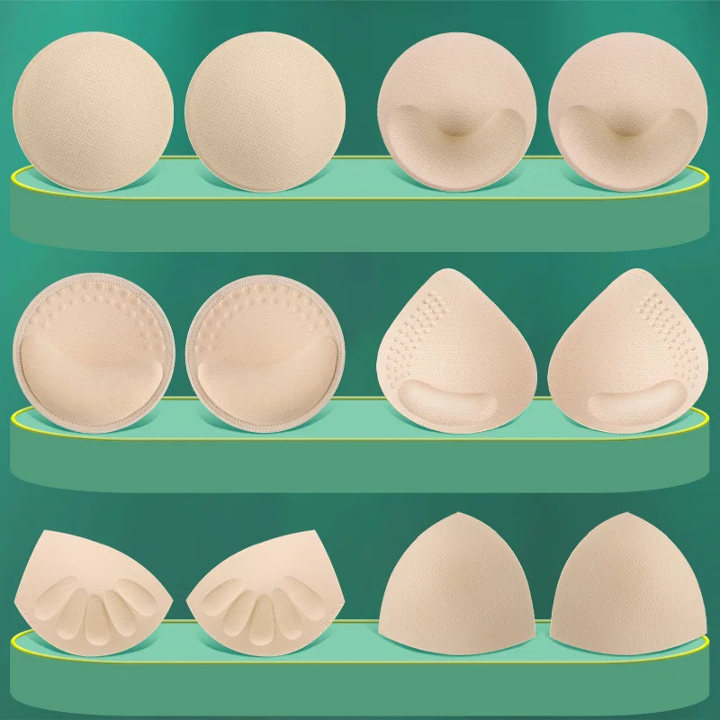 Chest Pad Inserts Sports Underwear Pads Thickened Gather Thin Ultra-thin Swimsuit Chest Push Up Bra Cup Pads