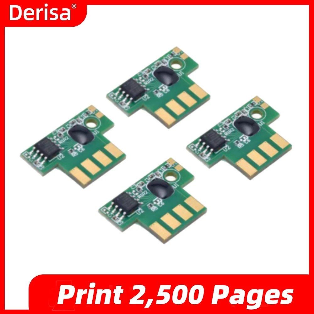 

Derisa 4pcs Chip For Lexmark C540 C543 C544 C546 X543 X544 X546 X548 Toner Chip C540H1KG C540H1CG C540H1MG C540H1YG C540H2KG