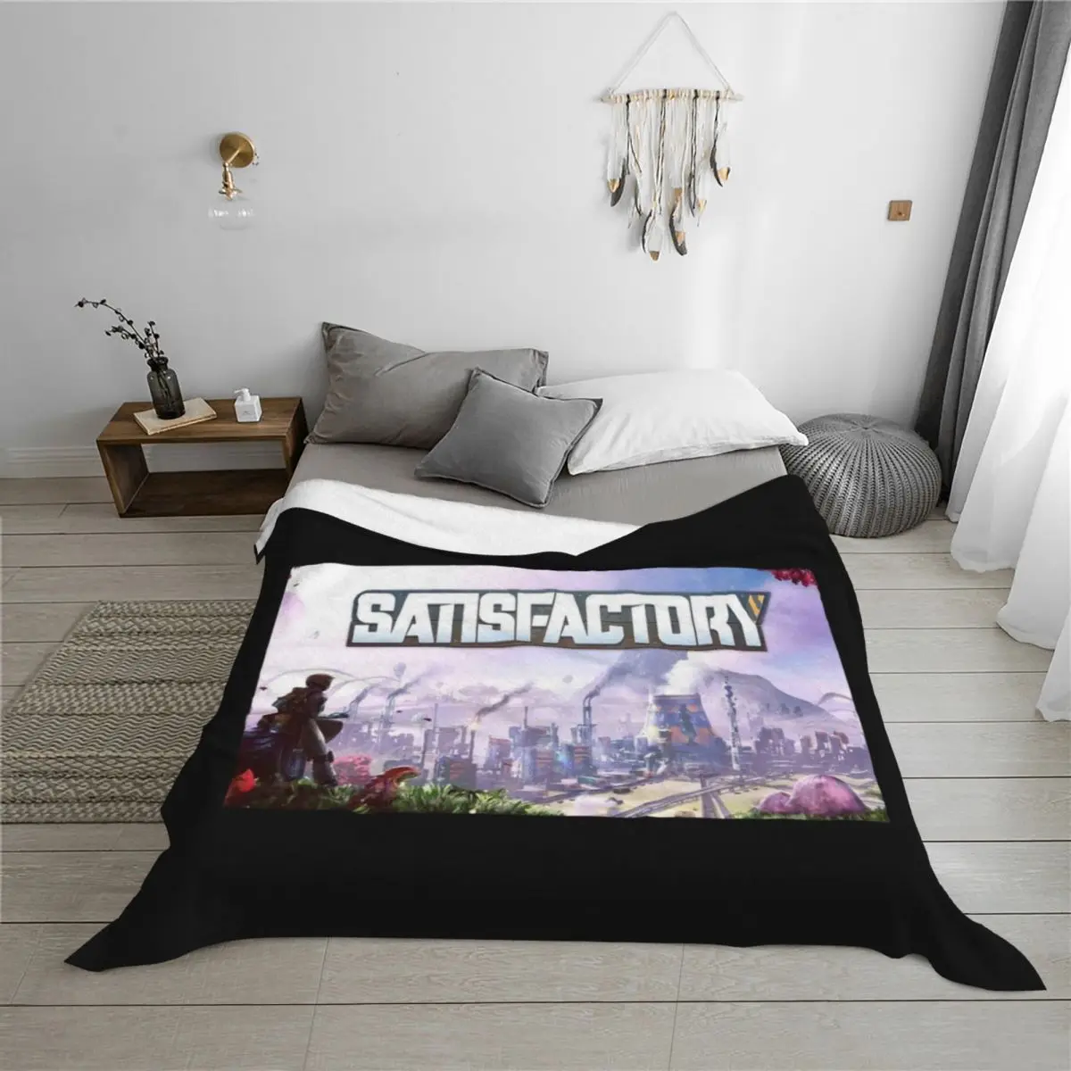 بطانية رمي مرضية فضفاضة جميلة بطانيات قيلولة شعر