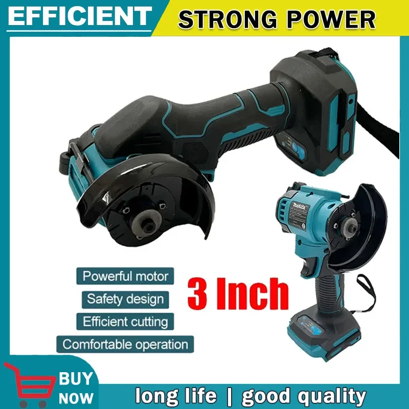 صالح ماكيتا 3 بوصة صغيرة جديدة زاوية طاحونة اللاسلكي 3 بوصة الكهربائية قطع أداة قطع منشار دائري أداة السلطة بطارية 20 فولت #1