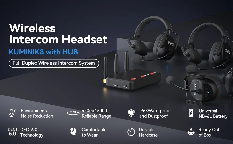 Interfono di produzione wireless per sistemi di comunicazione audio Walkie Talk portatile sicuro