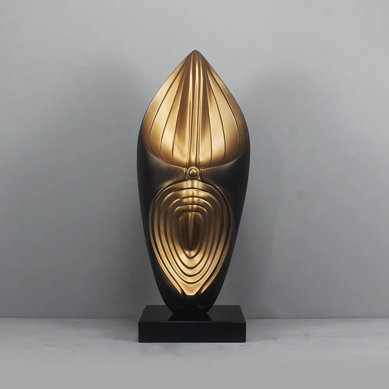 

Abstract art ornaments Modern light luxury soft ornaments Living room TV cabinet ornaments Model room display