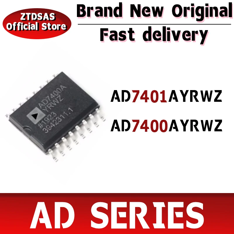 100% New AD7401AYRWZ AD7400AYRWZ AD7400A AD7401A IC Chip SOP16