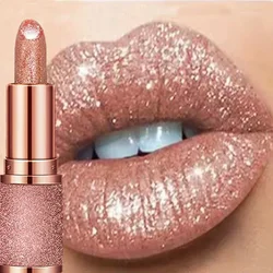 Diamond Glitter Lipstick Temperature Changing Color Long Lasting Waterproof Nude Makeup Moisturizing Lipsticks Shiny Lips Makeup