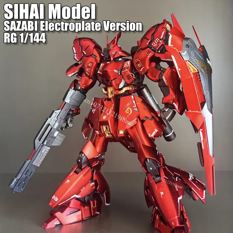 SIHAI Model SAZABI RG 1/144 MSN-04 Galvaniseren Versie Assemblage Model Kit Speelgoed Actiefiguren Robot Plastic Model Kits Gift
