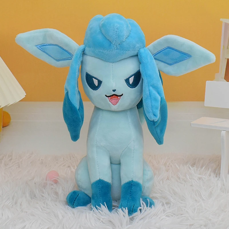 Pokemon Bigger Eevee Family Plush Umbreon Jolteon Vaporeon Flareon Sylveon Stand Stuffed Animal Plush Doll Toys Birthday Gifts