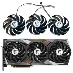 NEW MSI RTX 3060TI、3070 Gaming X Trio Cooling fan,For MSI RTX 3070TI、3080、3080TI、3090 Gaming X Trio Video card cooling fan