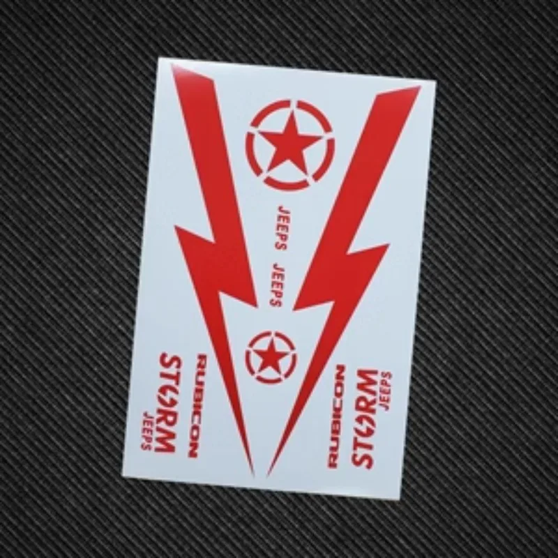 WBRC Model Simulation Sticker Decoration for 1/8 1/10 RC Crawler Car TRX4 Defender AXIAL SCX10 90046 RC4WD D90 K10 MK07 Tank 300