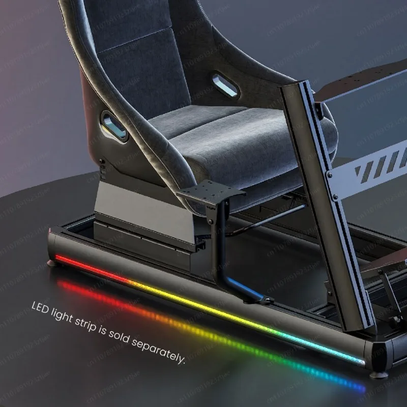 LRS08-BS01 Aluminum Racing Simulator Cockpit, Compatible with PS5 PS4 Xbox PC & G29 G920