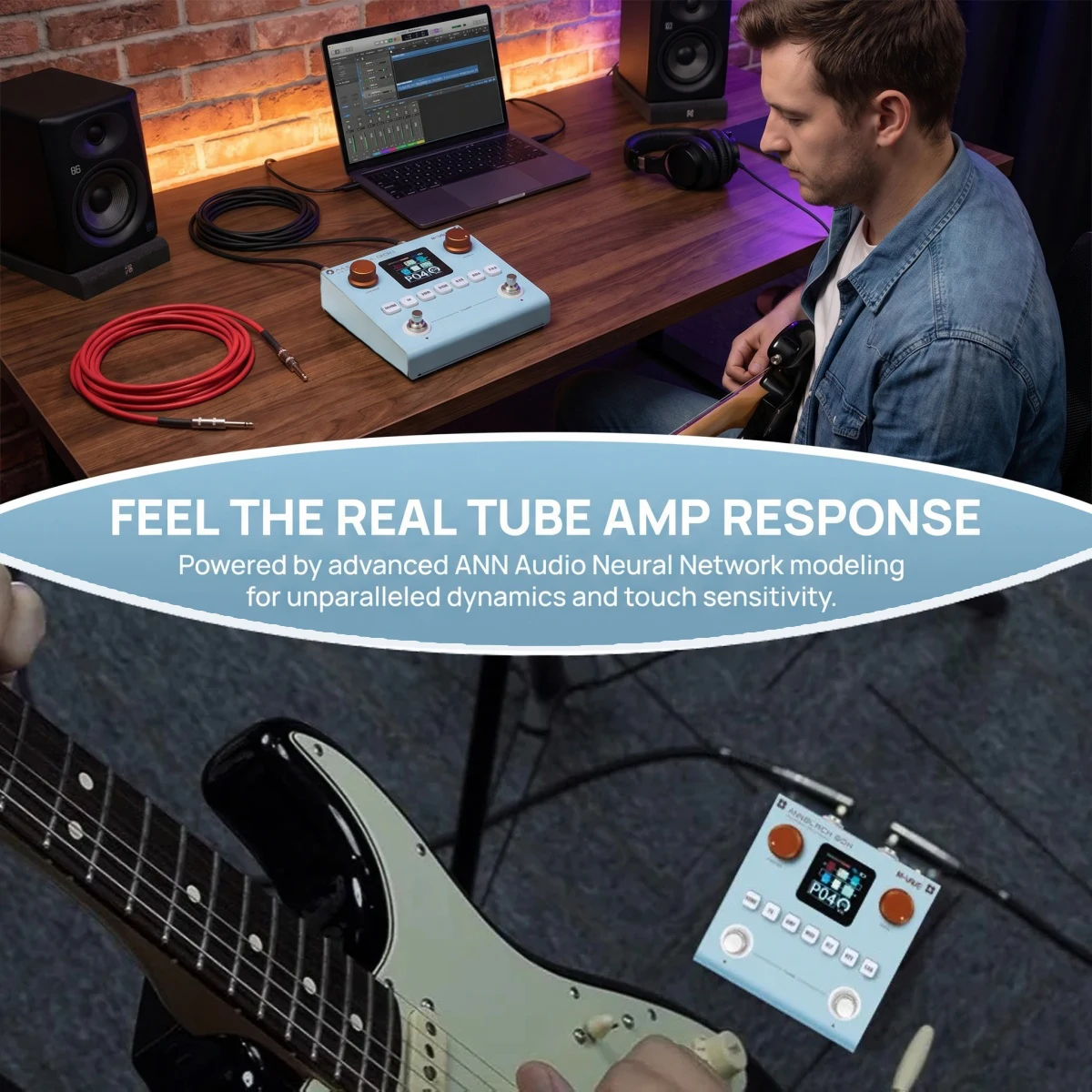 【新品未使用】M-VAVE ANNBLACKBOX IR AMPモデリング Amazon.com: M-VAVE ANN Black Pedal Box Multi Effects Guitar Base