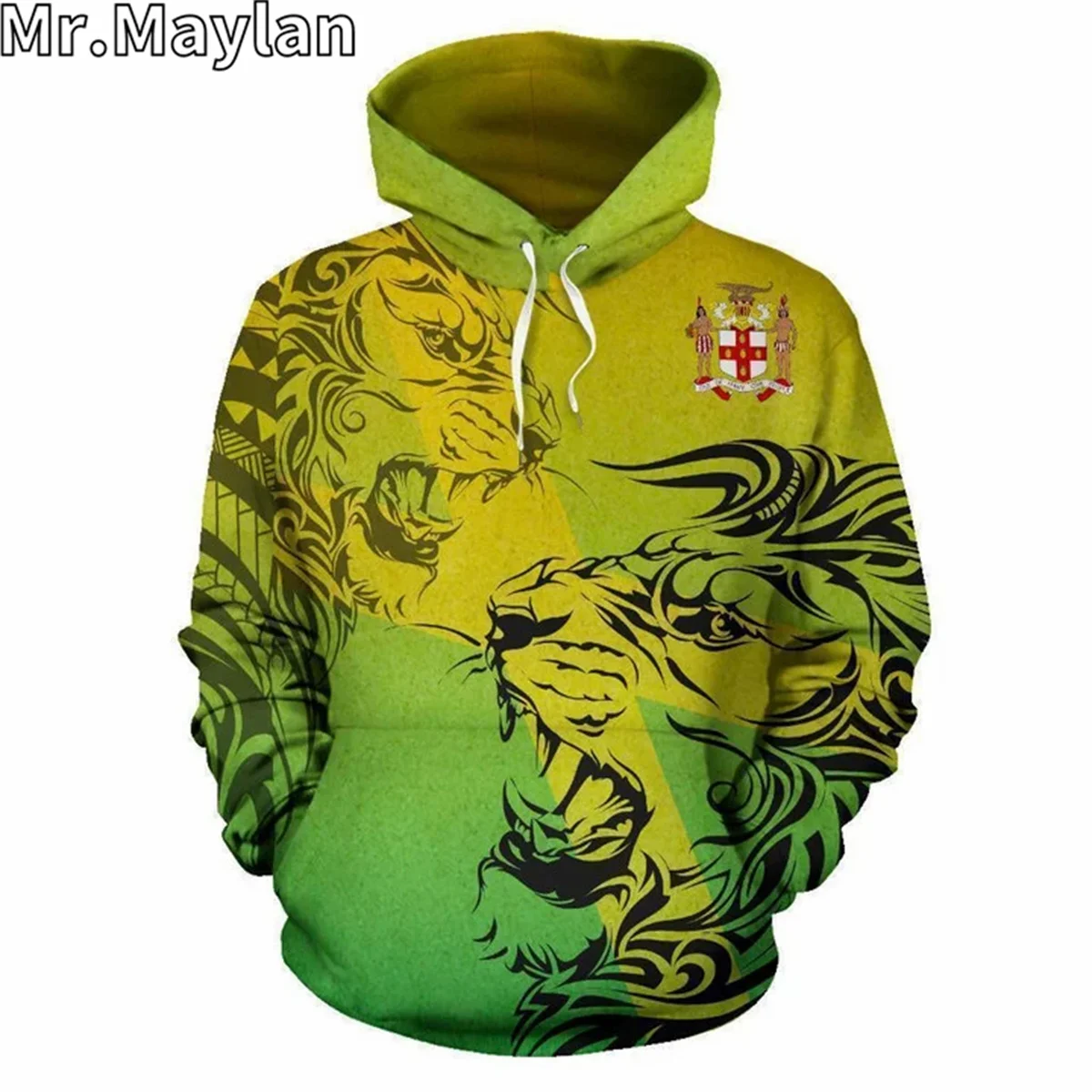 JAMAICA LION ROAR Reggae Bob Marley 3D Printed Unisex Hoodie Men Sweatshirt Streetwear Zip Pullover Casual Jacket Tracksuits-501