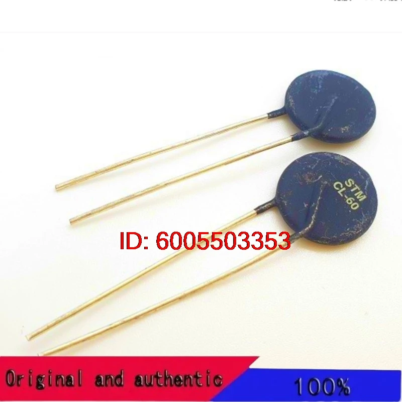 2PCS New original NTC thermistor STM CL-60 10 ohms 10R 5A STM CL60 diameter 20mm Surge current limiter Straight leads