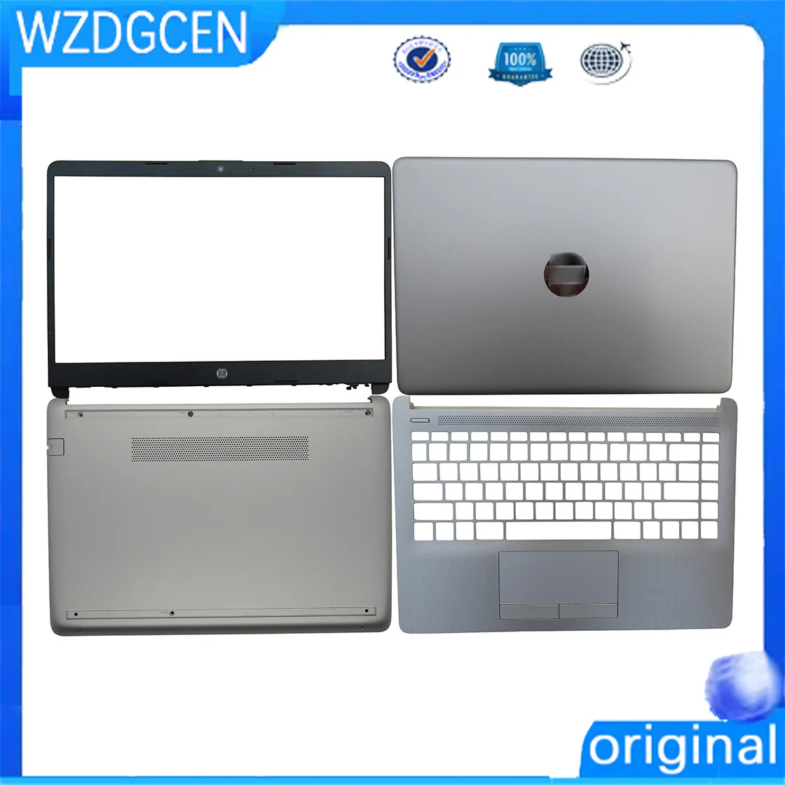 Used LCD Top Back Cover/Front Bezel/Palmrest/Bottom Case For HP 14-CF 14-DK 14Z-DK 14S-CR 14S-DK 14S-CF 14S-DF 14S-CS 14S-DP