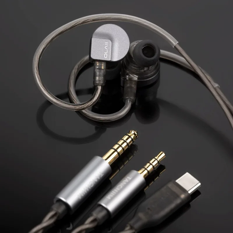 TANCHJIM OLA2 In-Ear Wired Earphones with Hybrid Drivers 3.5mm/4.4mm/Type-C Connector, Professional HiFi Headphones Gifts view 6