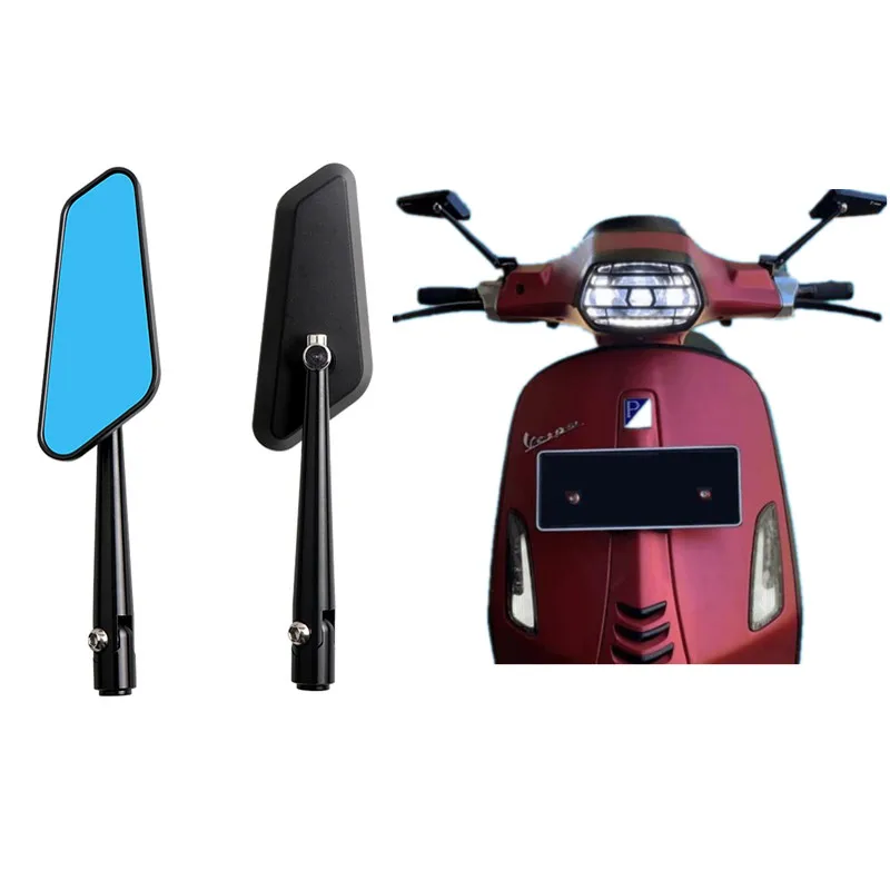 For Vespa GTV GTS LX150 LXV Sprint Primavera 150 GTS300 Motorcycle Rear View Mirror CNC Aluminum Side Mirrors