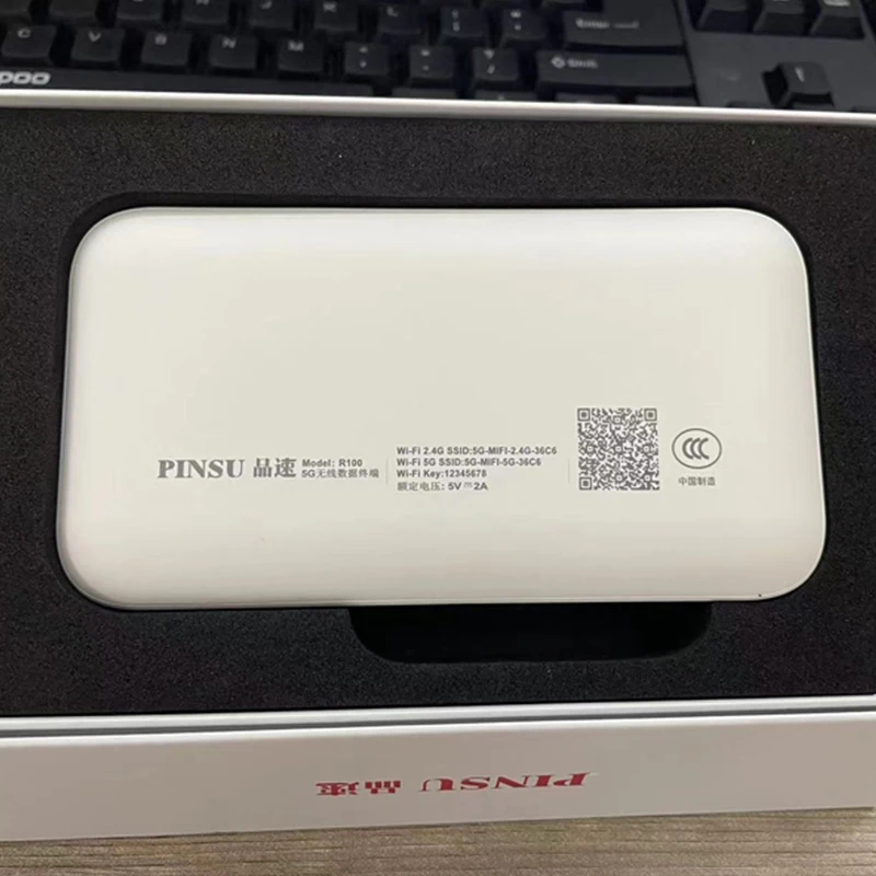 Sbloccato PINSU R100 5G Router NSA + SA Mesh WiFi portatile Outdoor Dual Band Modem wi-fi 6 Sim Card 3600mAh batteria Pocket Hotspot