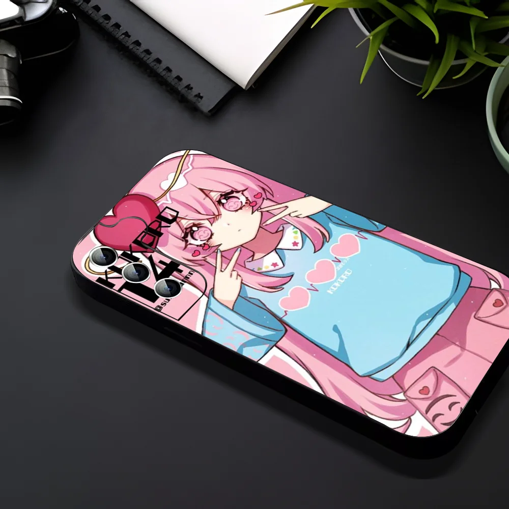 Touhou Project Cartoon Phone Case For Samsung Galaxy A52 A12 A51 S21 Edge S22ULTRA S23 S20LITE Plus Ultra Black Cover