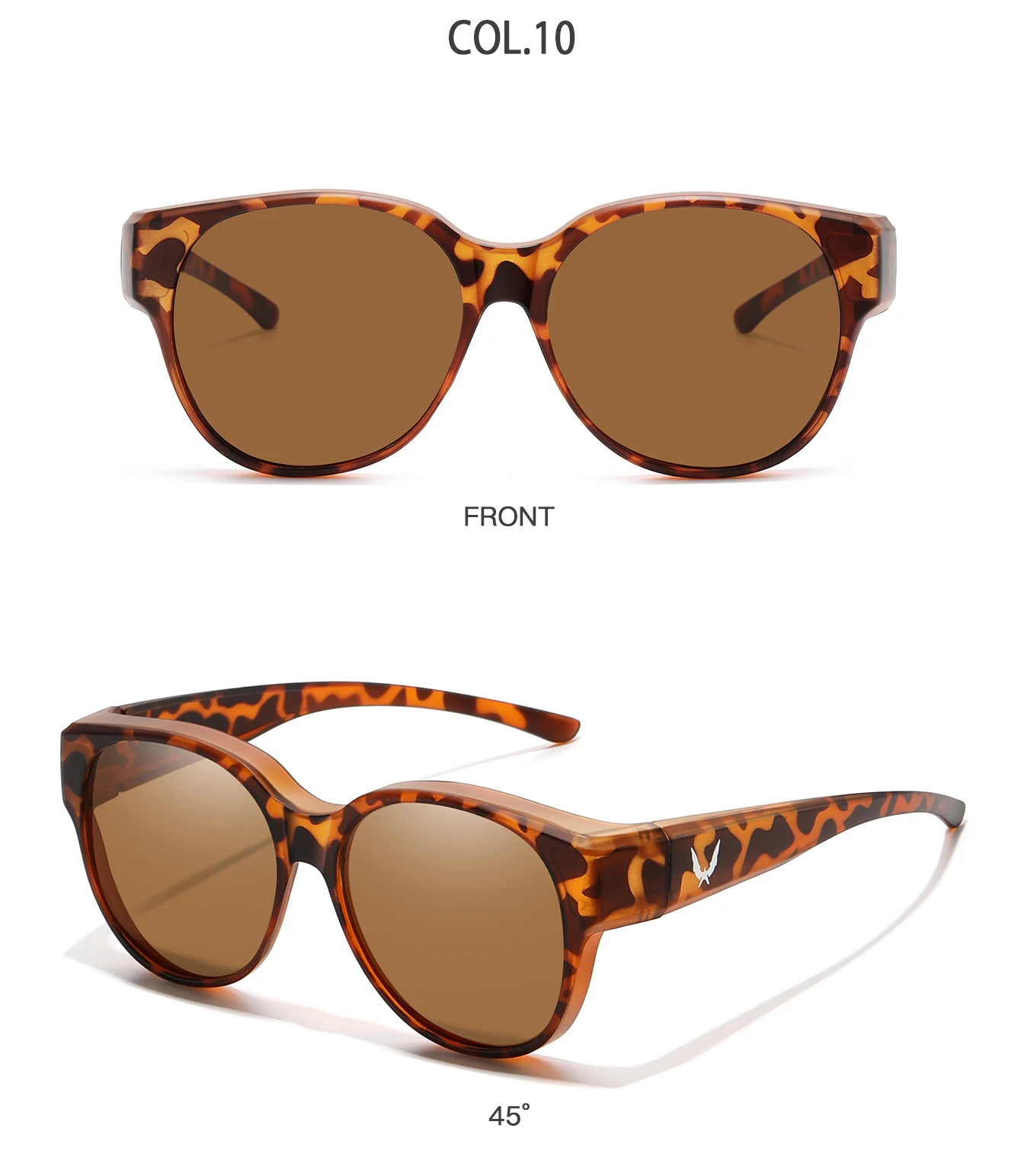 Modische Überbrille für Kurzsichtige mit Mehrfachrahmen UV-Schutz für Outdoor-Sportarten wie Wandern, Angeln und Radfahren – Detail 14