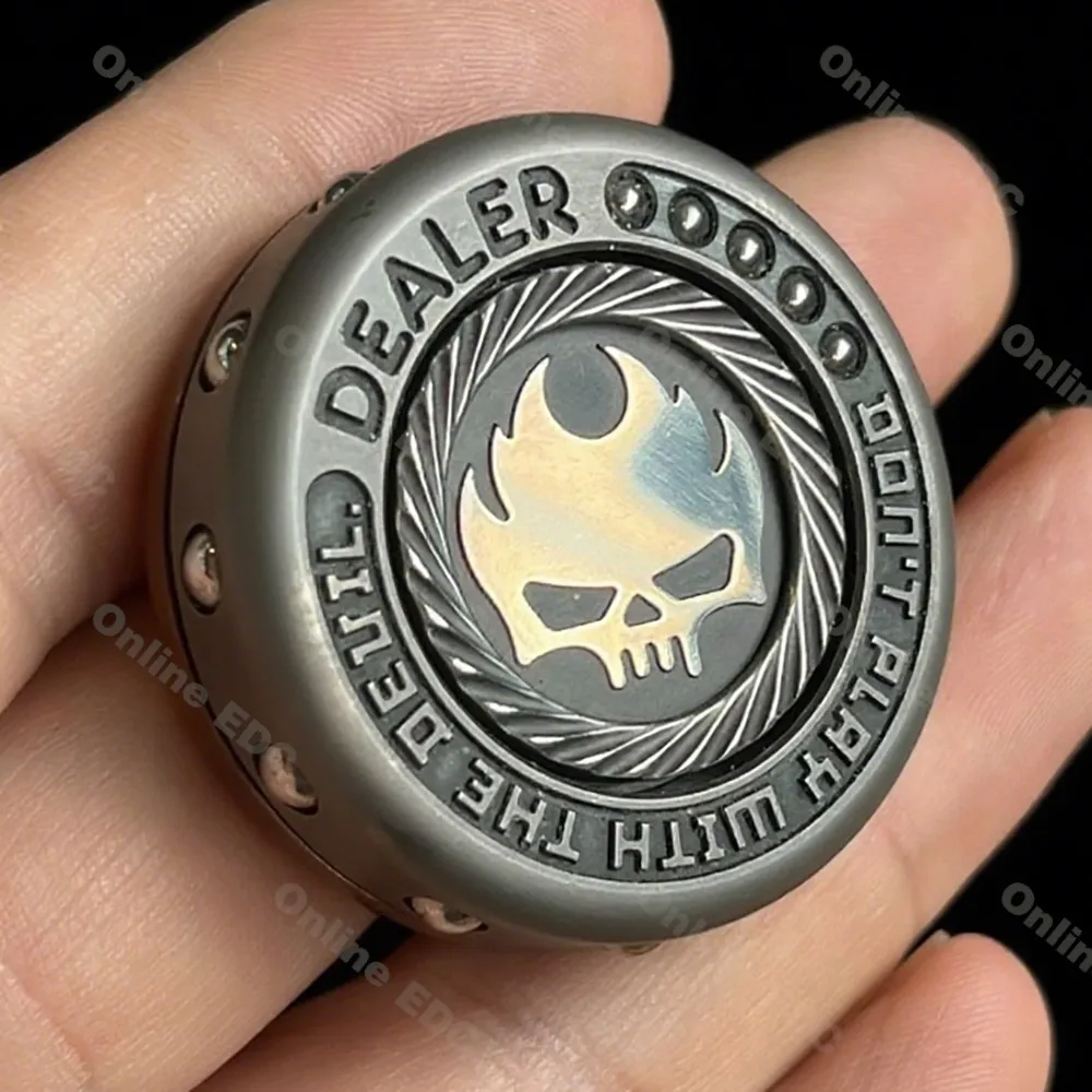 ألعاب EDC مستعملة LAUTIE Mini Copper Fidget Spinner خارج الطباعة ألعاب متململة للكبار ألعاب القلق