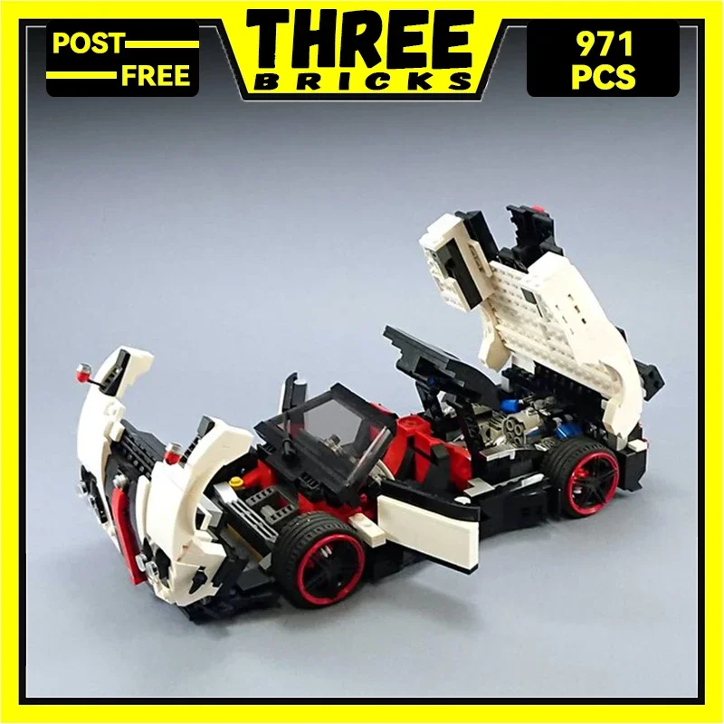 ThreeBlocks Moc Building Blocks Supercar series model speed champion Technology Bricks DIY Toys For Kids Children Gifts  toys