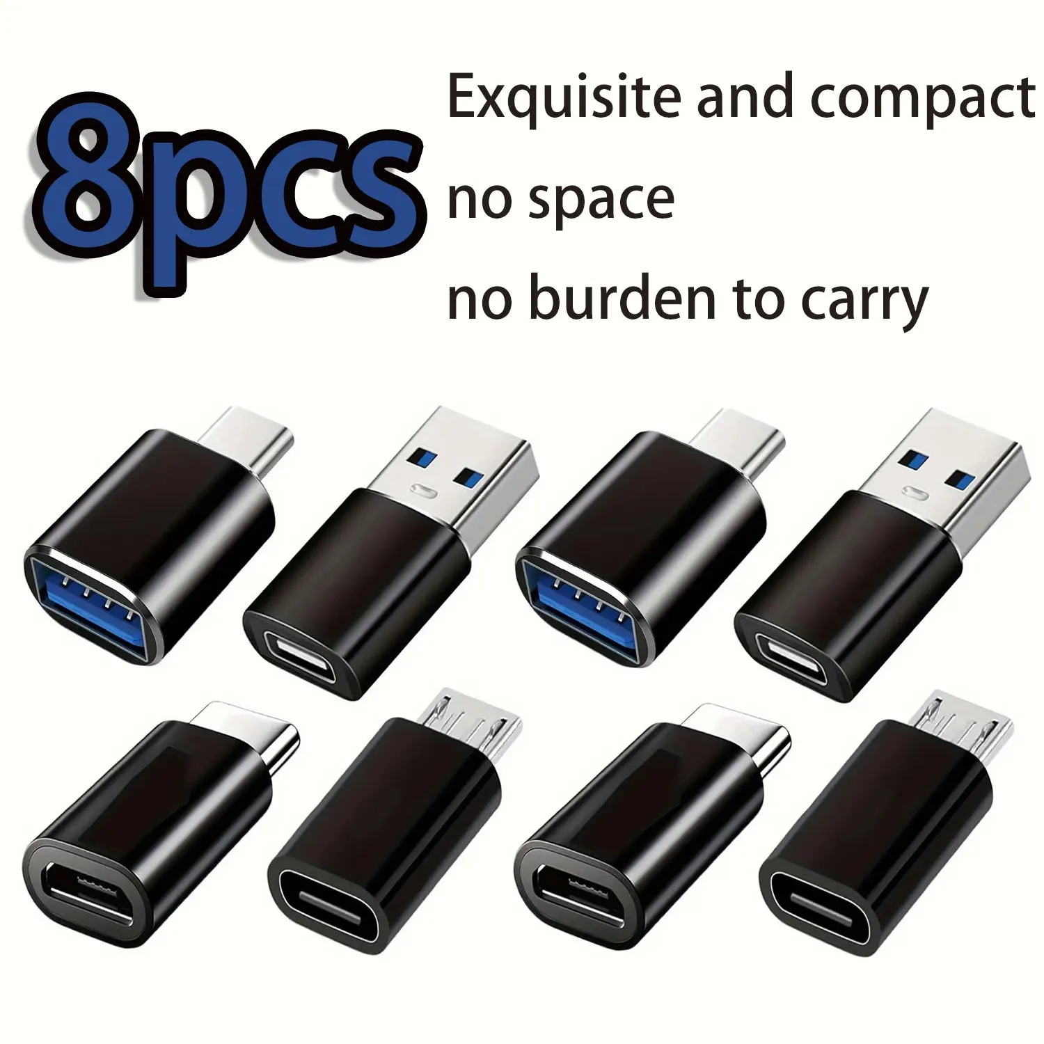 8-Piece Usb To Usb …