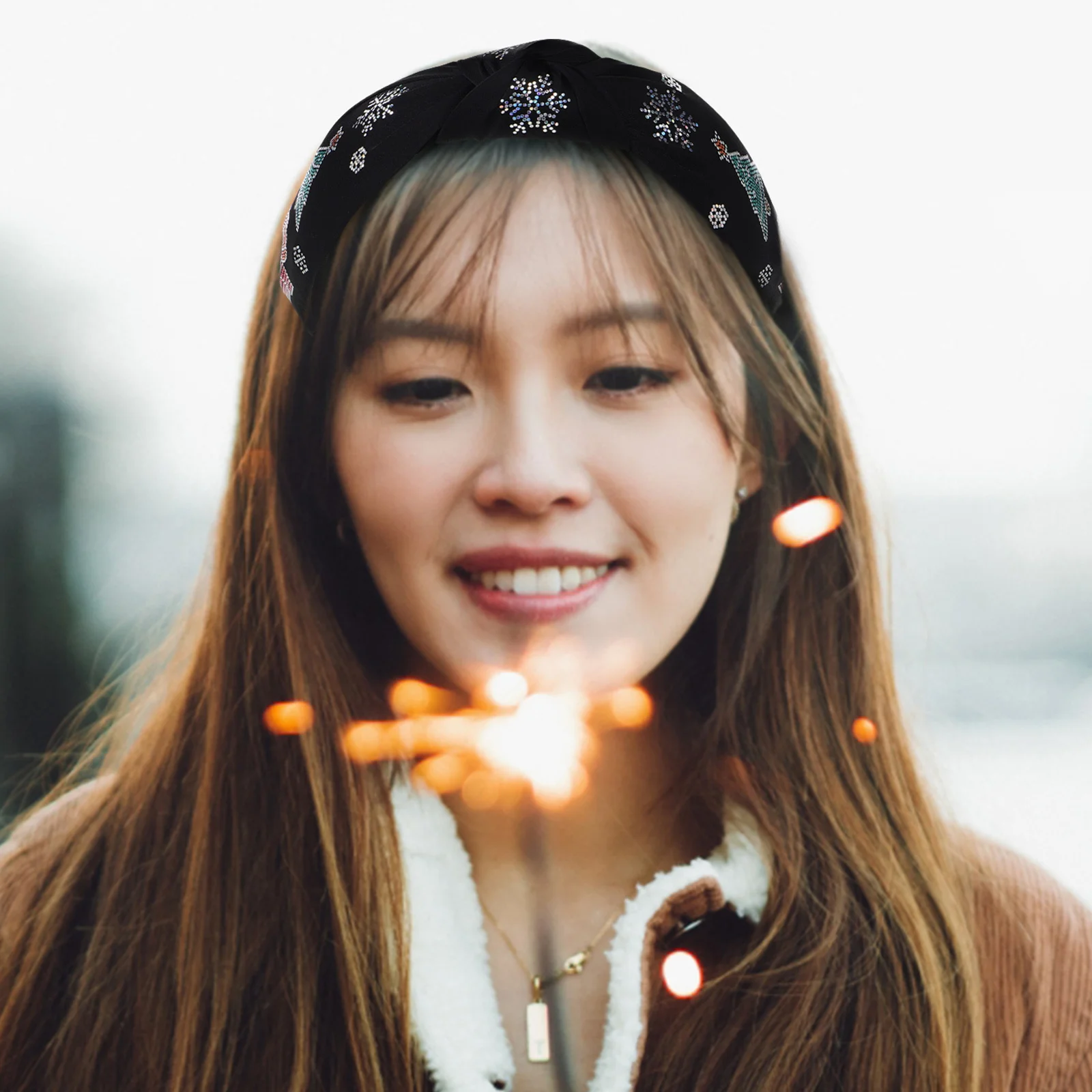 

Christmas Hair Accessories Elegant Knotted Headband Ladies Bands Fashion Hairband