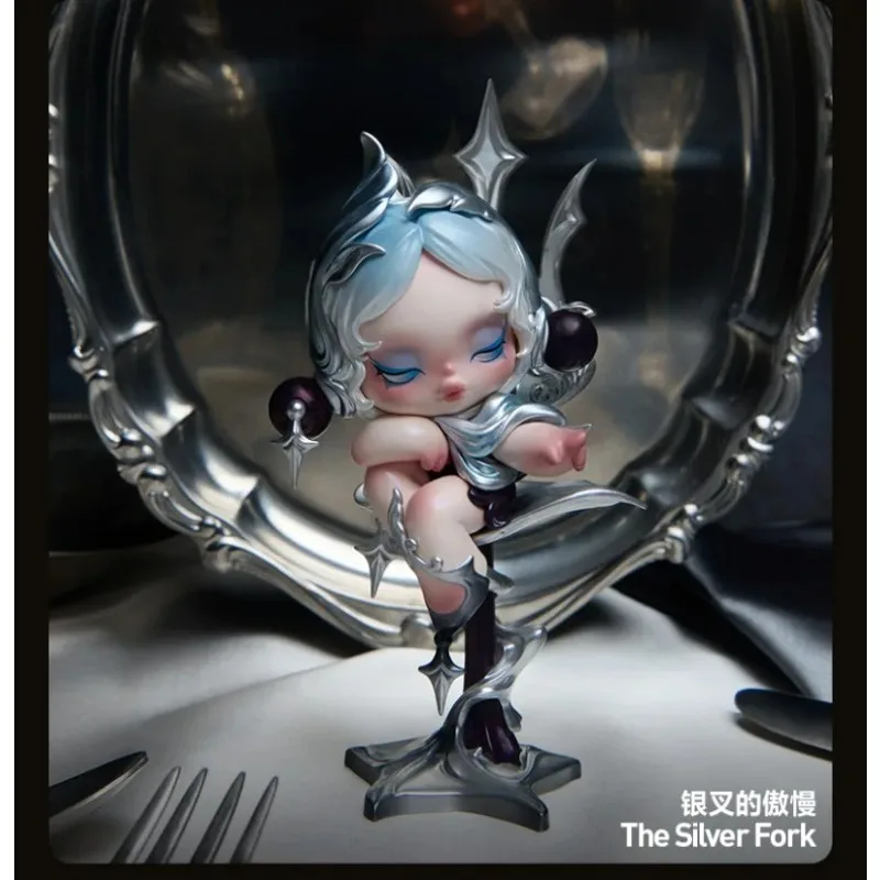 POPMART подлинный продукт, серия обеденных столов «Череппанда», фигурки слепых коробок, милые и очаровательные подарки на день рождения