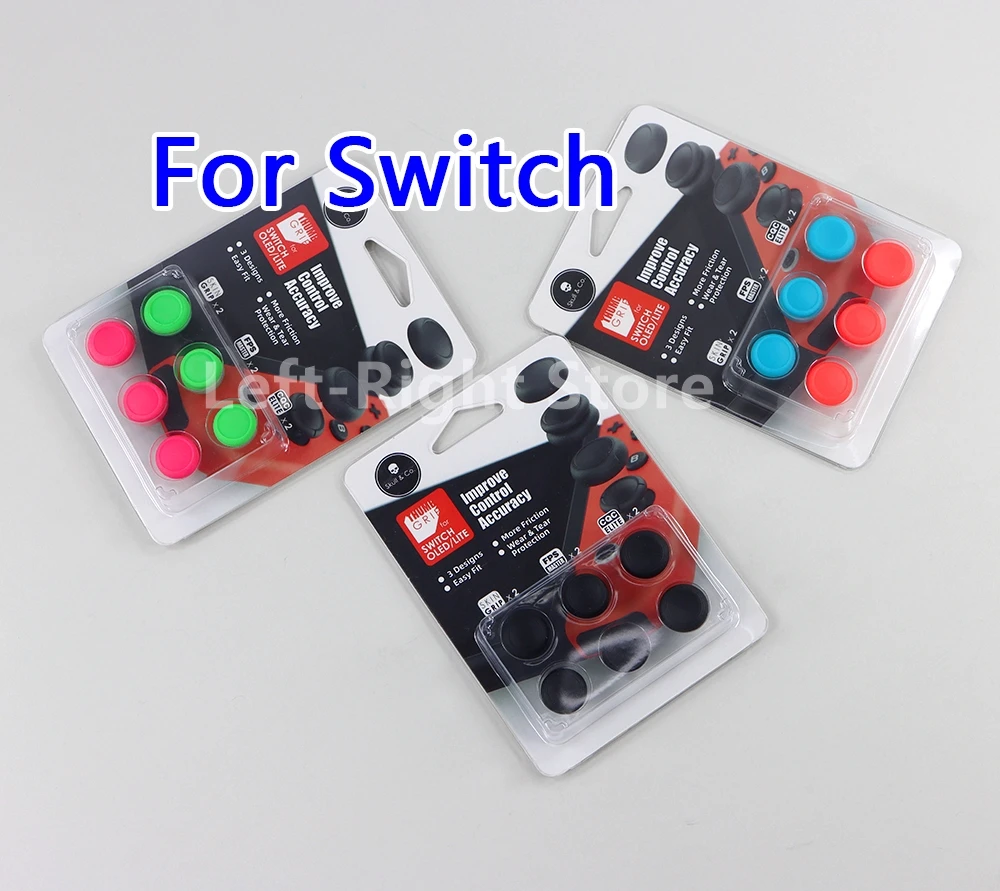 

8sets For Switch Joy Con Silicone Thumb Grip Set Thumbstick Analog Stick Cap For Switch Lite Console