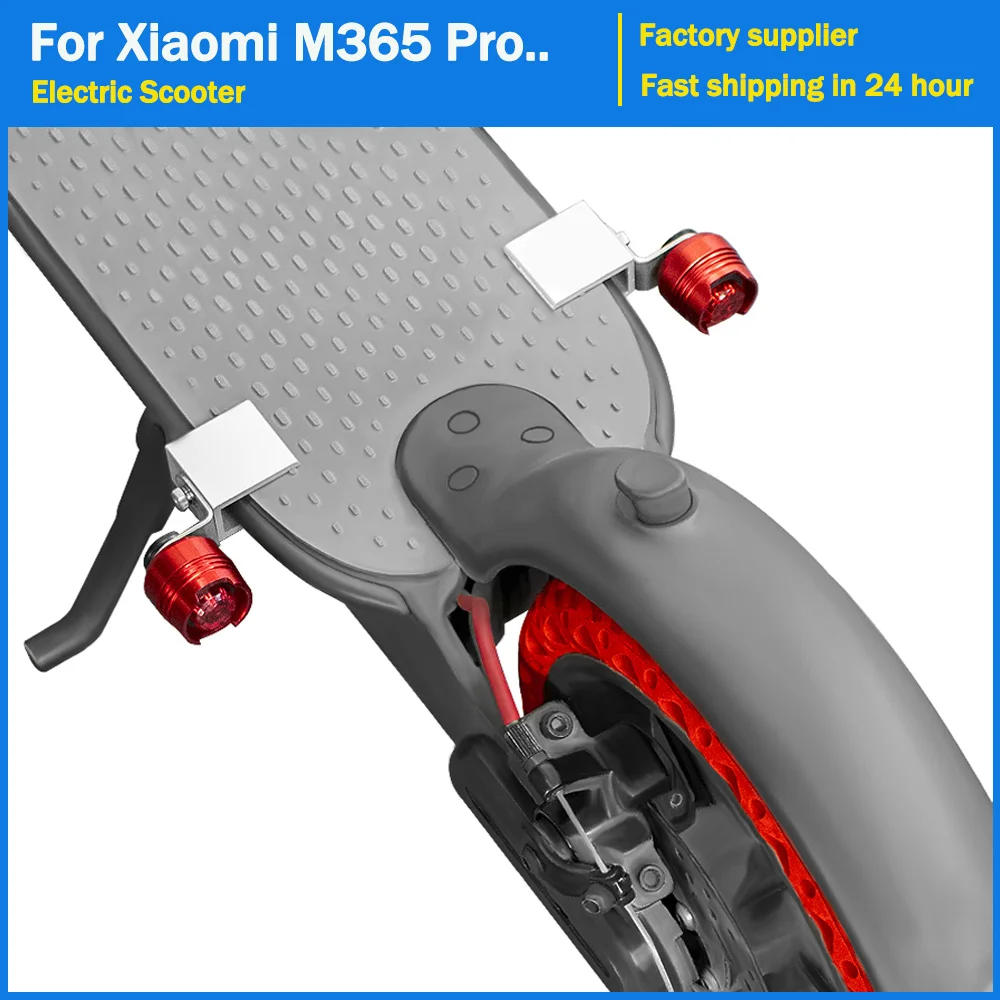 Electric Scooter LED Flash Waterproof Tail Light for Xiaomi M365 Pro 1S Pro2 Mi3 Night Riding Safety Warning Flashing Lights