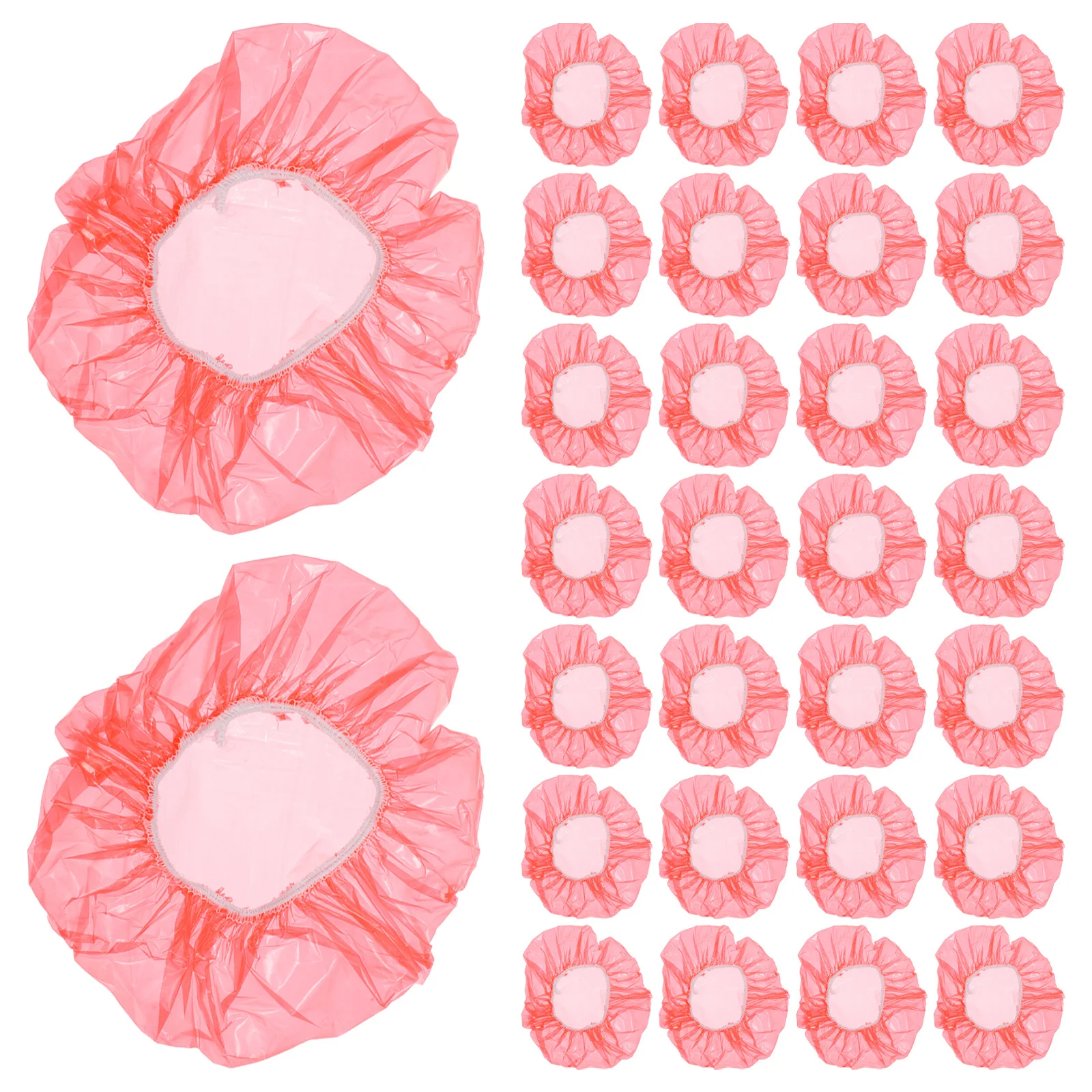 100Pcs 16Cm Smoke Protective Covers Plastic Cap for Cooking Steam Debris Prevention Simple Replacement Fit All