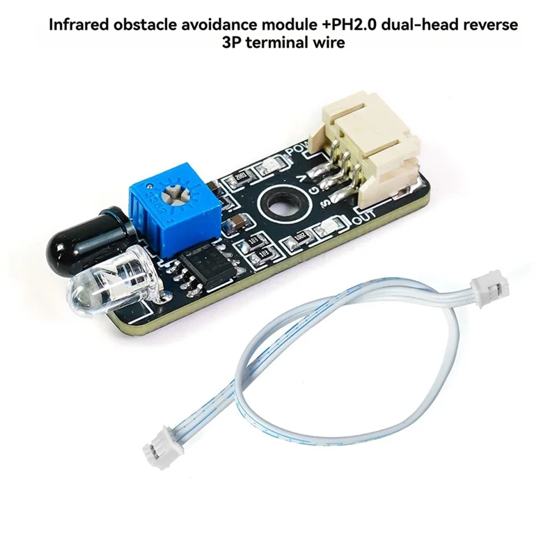 【T07A】Modul Sensor Penghindaran Rintangan Inframerah IR DIY Sensor Penghindaran Rintangan Robot Mobil Sakelar Fotolistrik Reflektif
