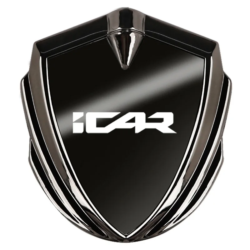 

For Chery iCAR 03 Pro V23 03T GT ik122t Dog Body Kit Parts J6 Accessories Car 3D Body Metal Emblem Shield Decorative Sticker